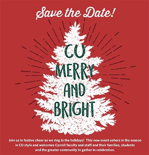 CU Merry and Bright I Carroll University Tree Lighting Celebration