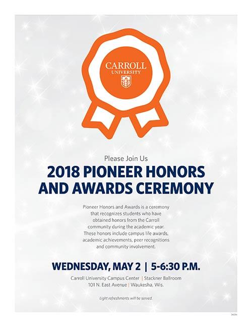 Pioneer Honors and Awards Convocation
