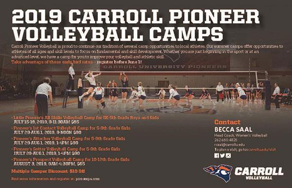 Pioneer Volleyball Camps