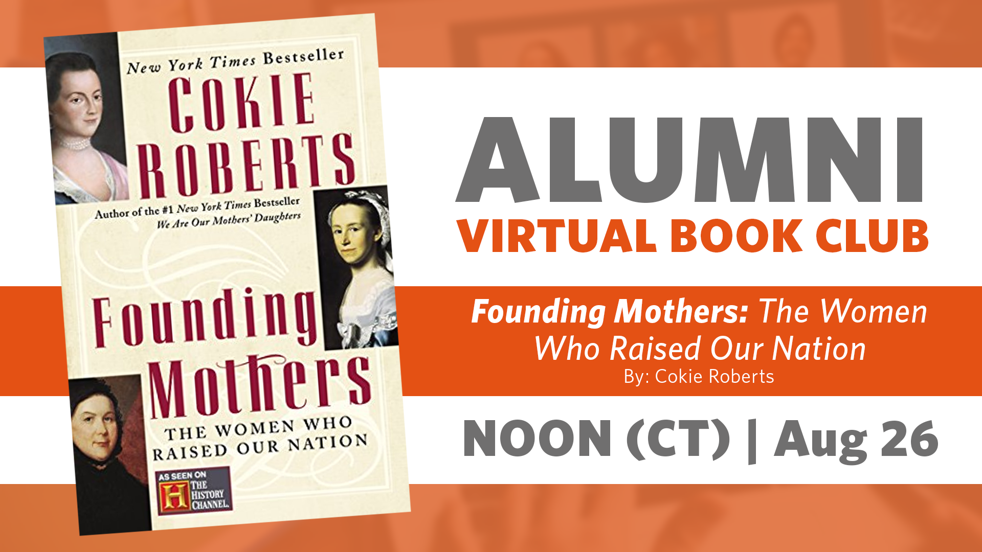 Alumni Book Club Meeting:  Founding Mothers