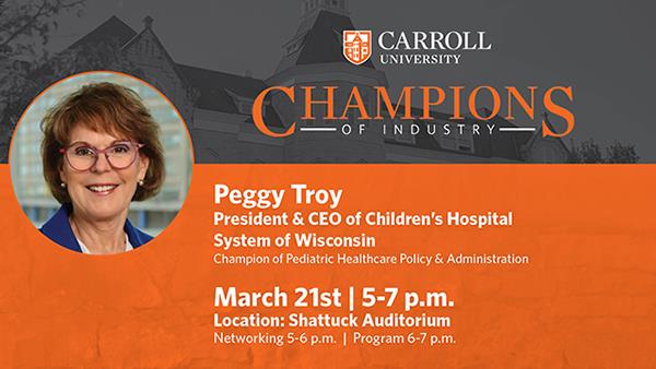 Champions of Industry Session featuring Peggy Troy